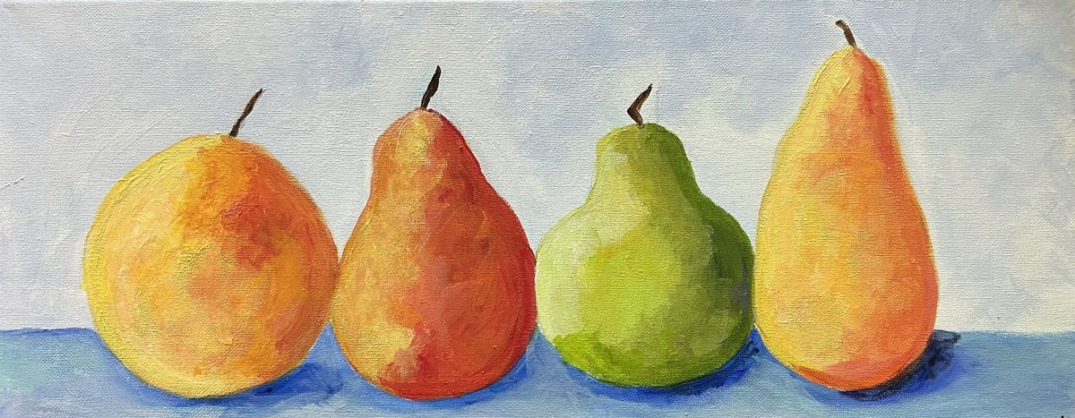 Cocktails and Canvas:  A String of Pears with Jeanne Kollmeyer