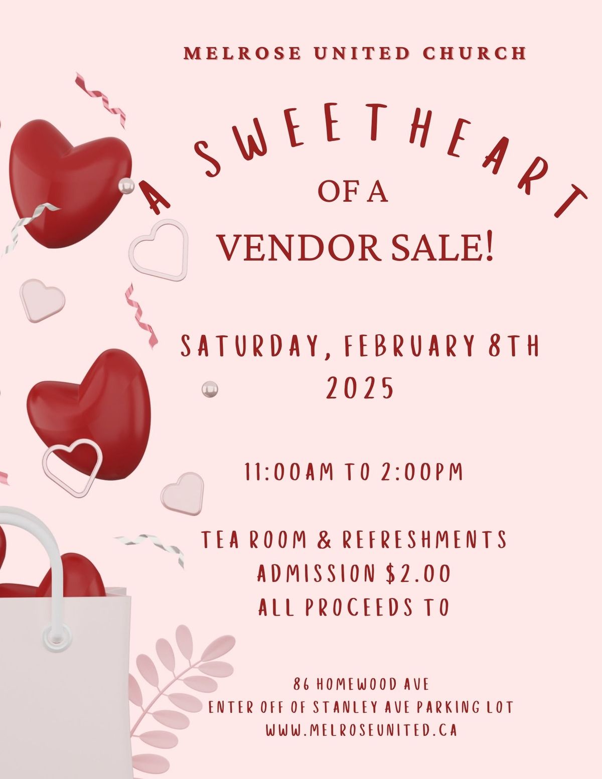 A Sweetheart of a Vendor Sale!