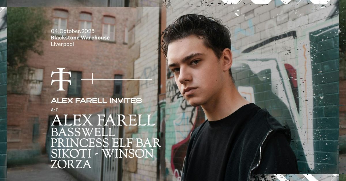 Teletech Liverpool: Alex Farell - Sat 4th October at Blackstone Street Warehouse.