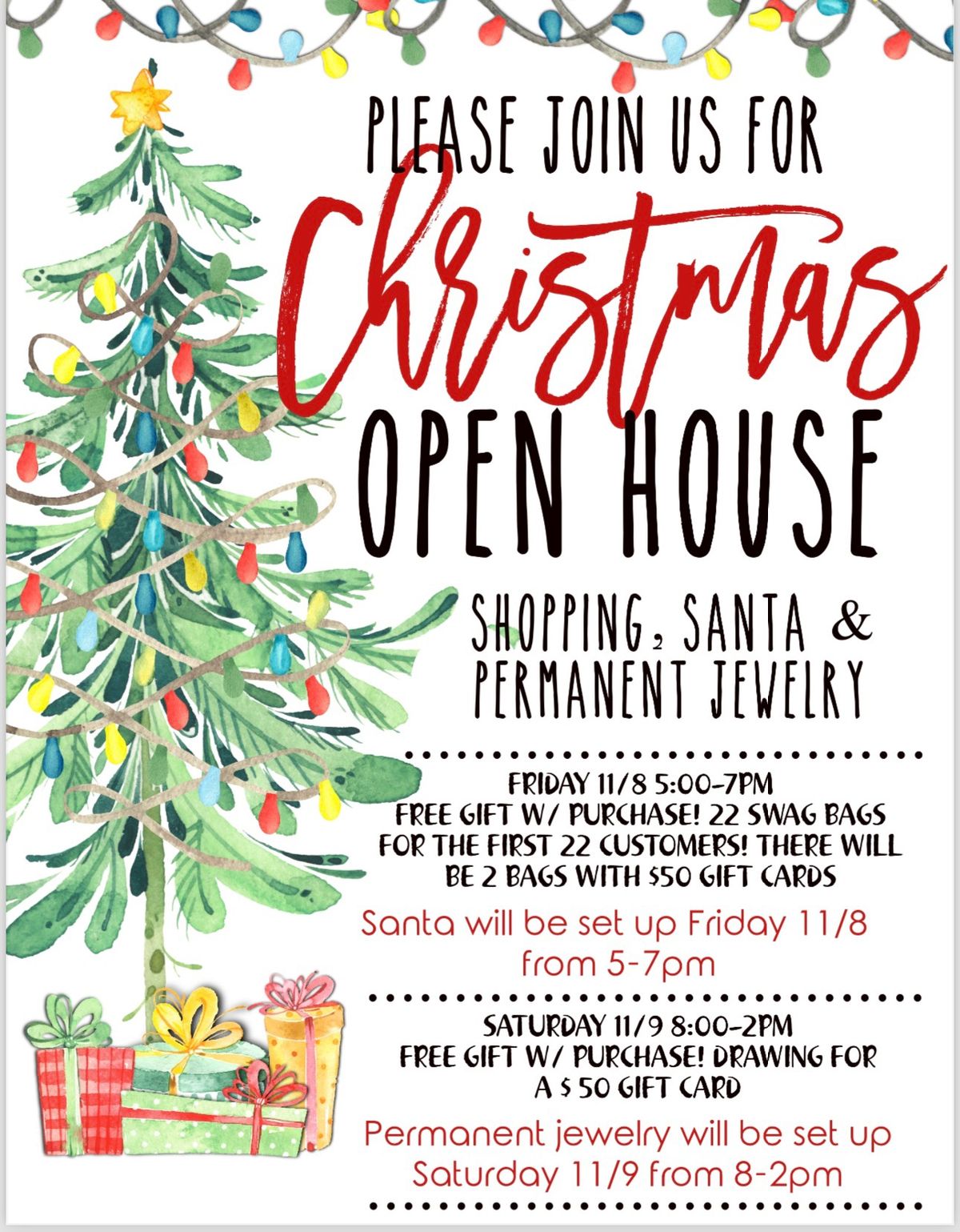 Christmas Open House \ud83c\udf84\ud83c\udf85