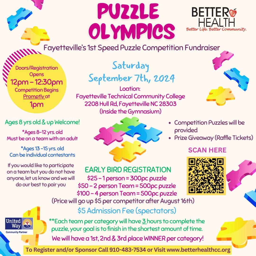 Fayetteville's 1st Speed Puzzle Competition Fundraising Event