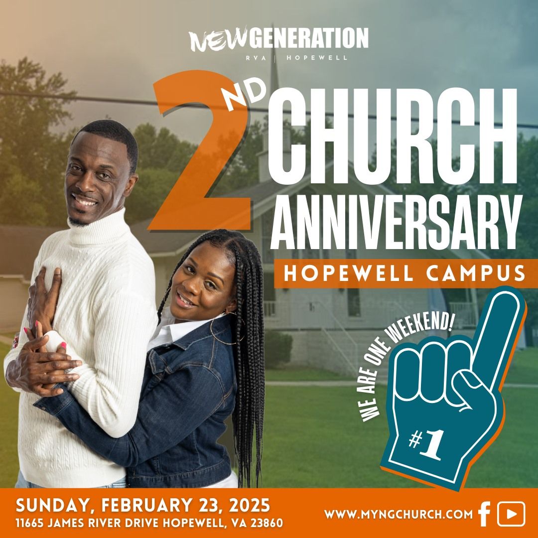 New Generation Church Hopewell | 2nd Year Anniversary 