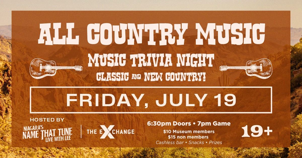 NNTT at the NF Exchange... Country Music Trivia Hoedown!