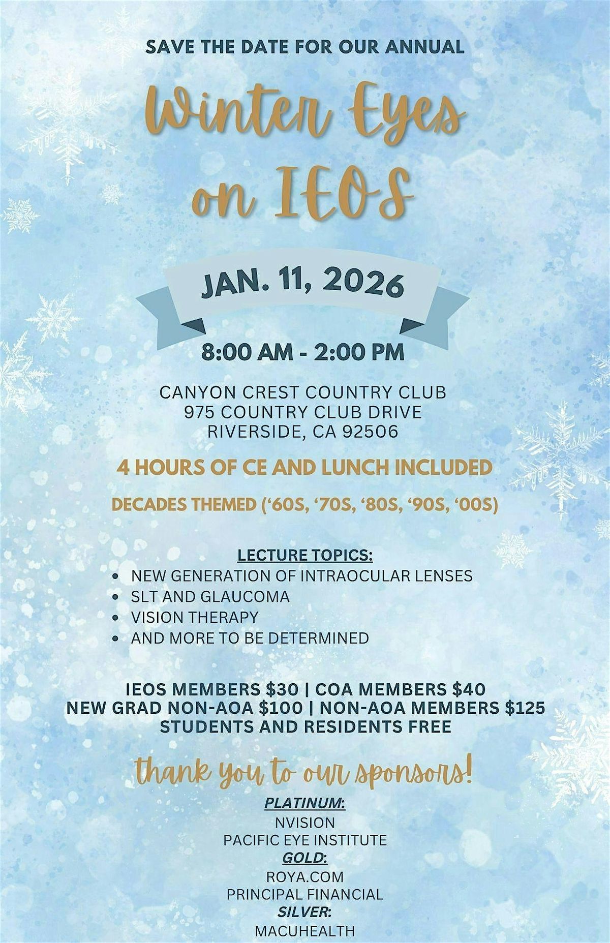 Winter Eyes on IEOS - January 2026