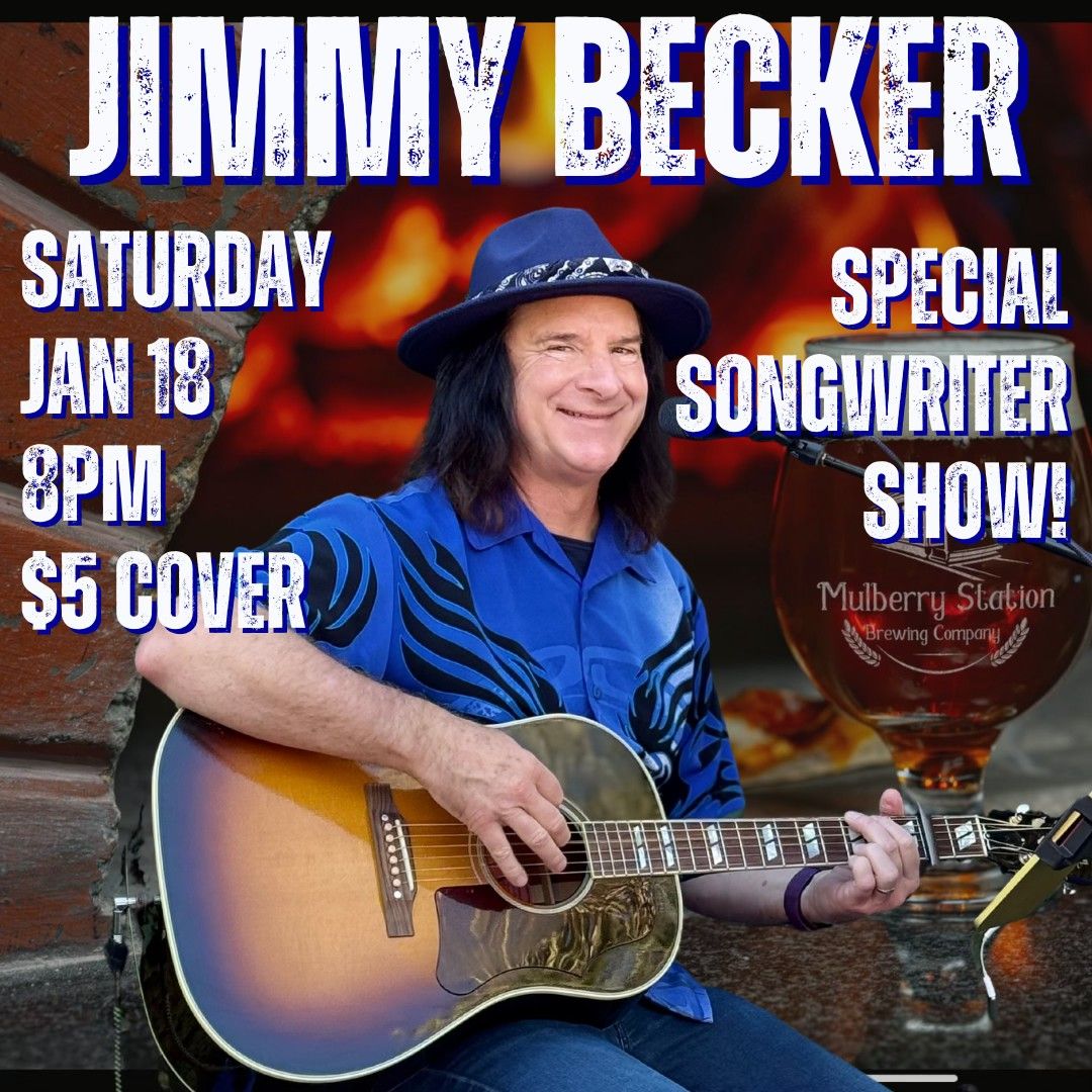 Jimmy Becker songwriter show in Chico