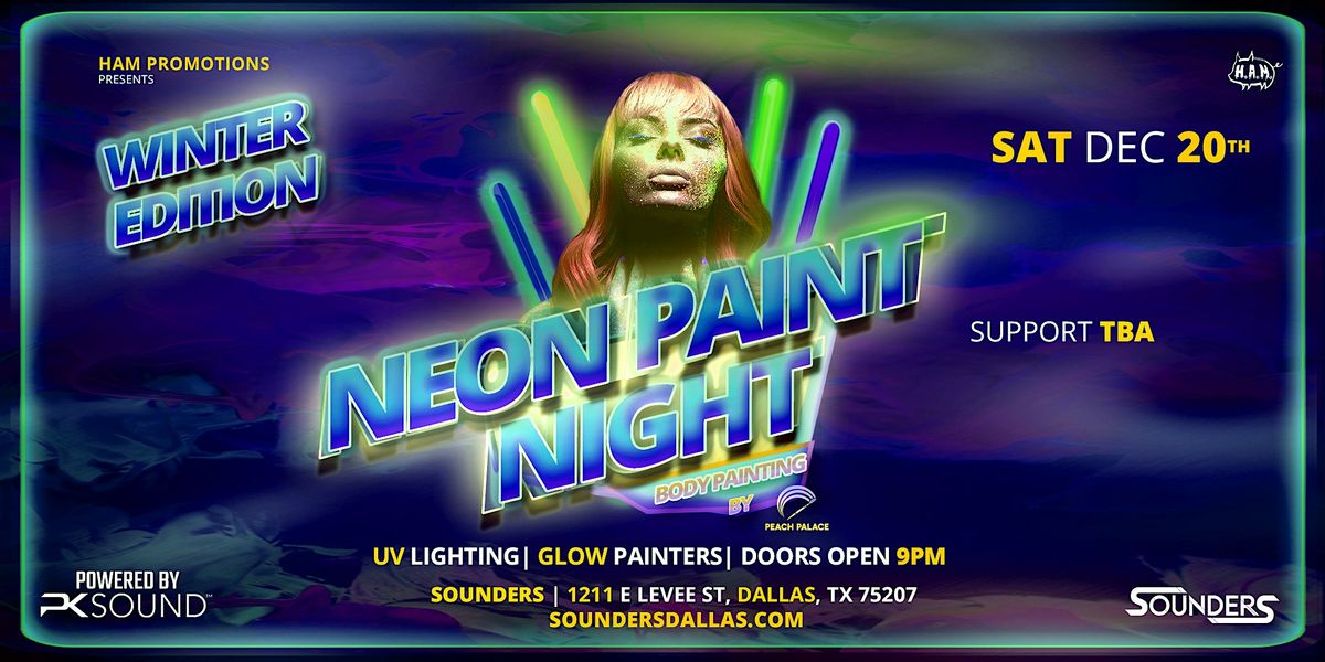 Neon Paint Party 12\/20 - Dallas, TX