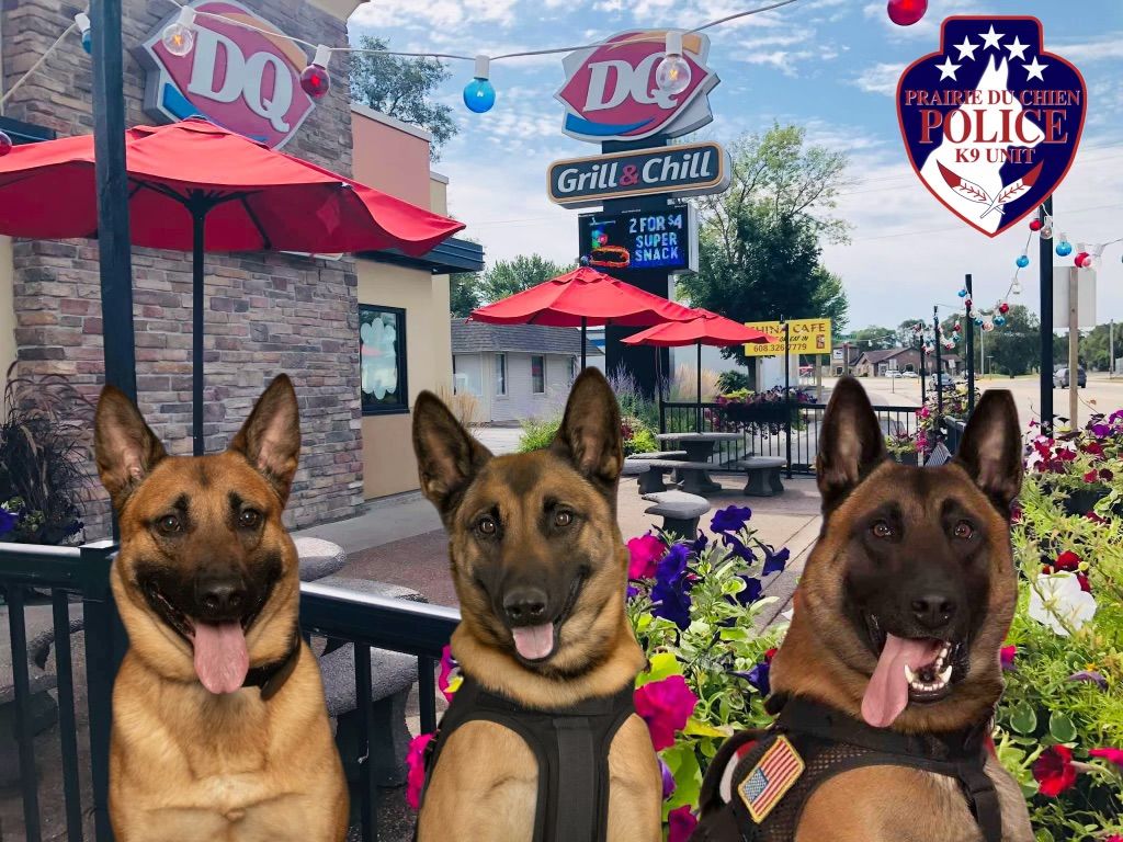 Dairy Queen Supports Prairie du Chien Police Department\/Prairie du Chien Police K9 Unit