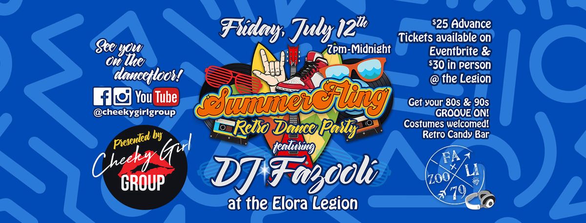 Summer Fling Retro Dance Party 80s & 90s!