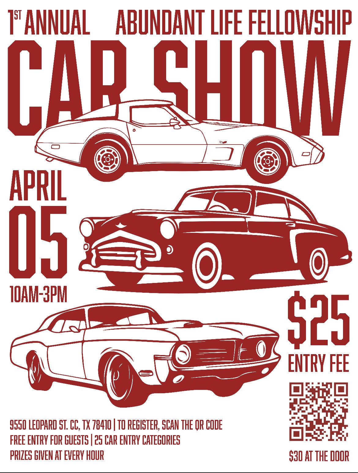 1st Annual Abundant Life Fellowship Car Show