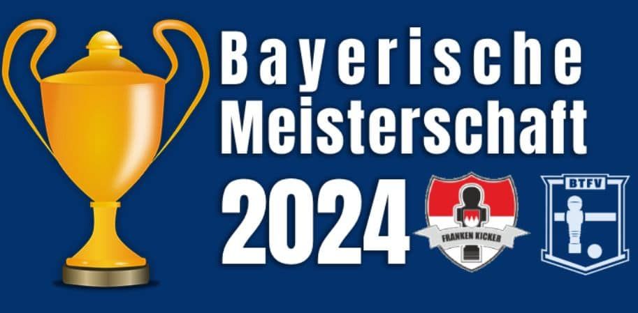 Bayerische Meisterschaft im Tischfu\u00dfball 2024 in Wachenroth 