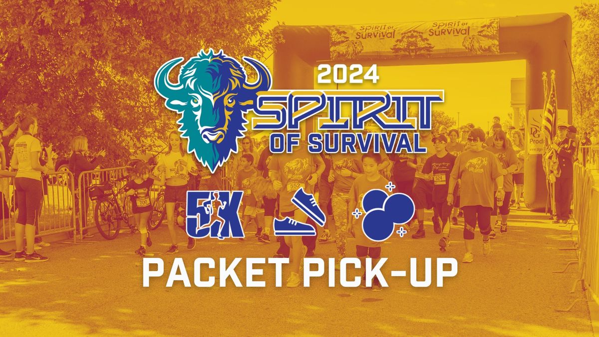 SOS 2024 Packet Pick-up : 5K, SPIRIT WALK, & BUBBLE RUN