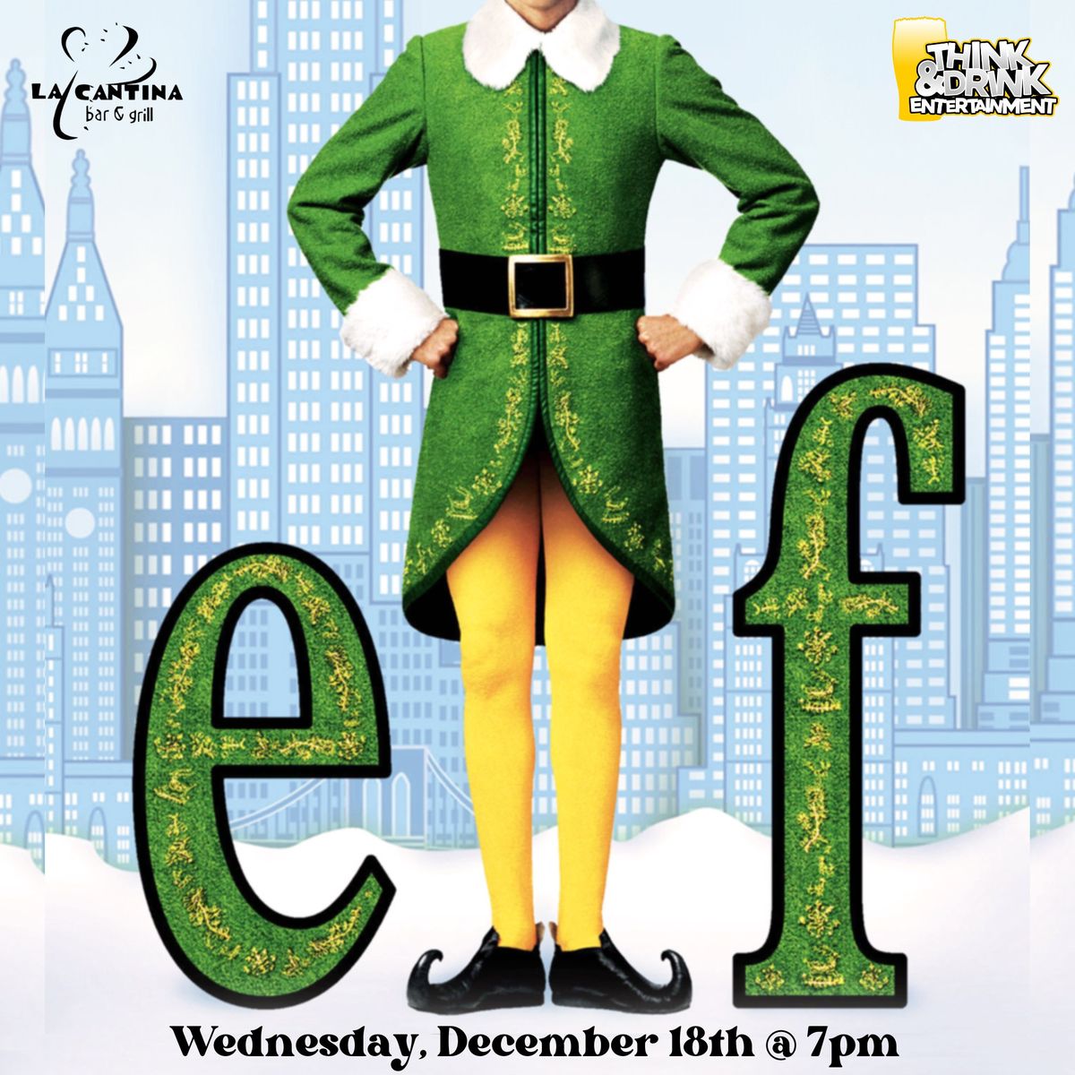 Elf Trivia @ La Cantina Bar N Grill (Marion, IA) \/ Wednesday, December 18th @ 7pm