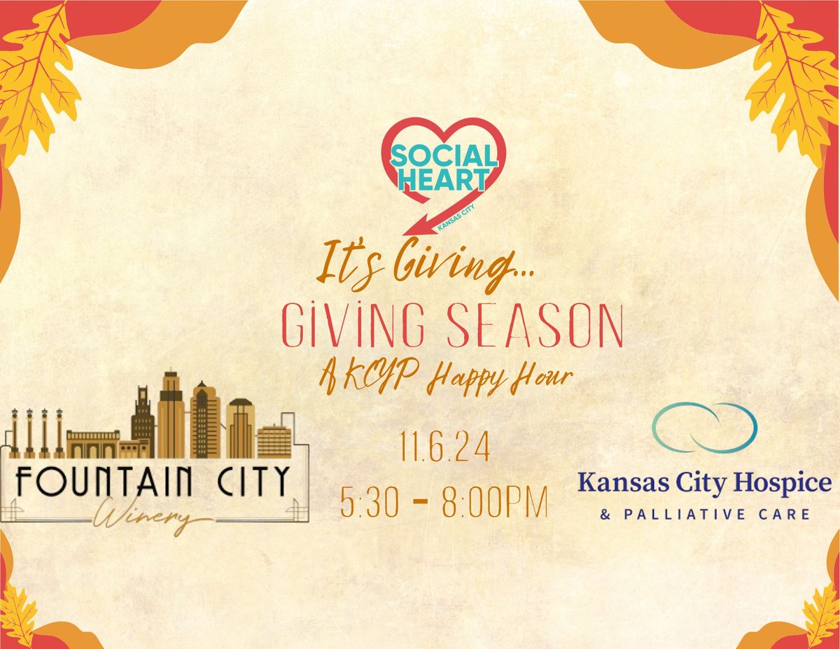 KCYP Presents: It's Giving Giving Season @ Fountain City Winery!