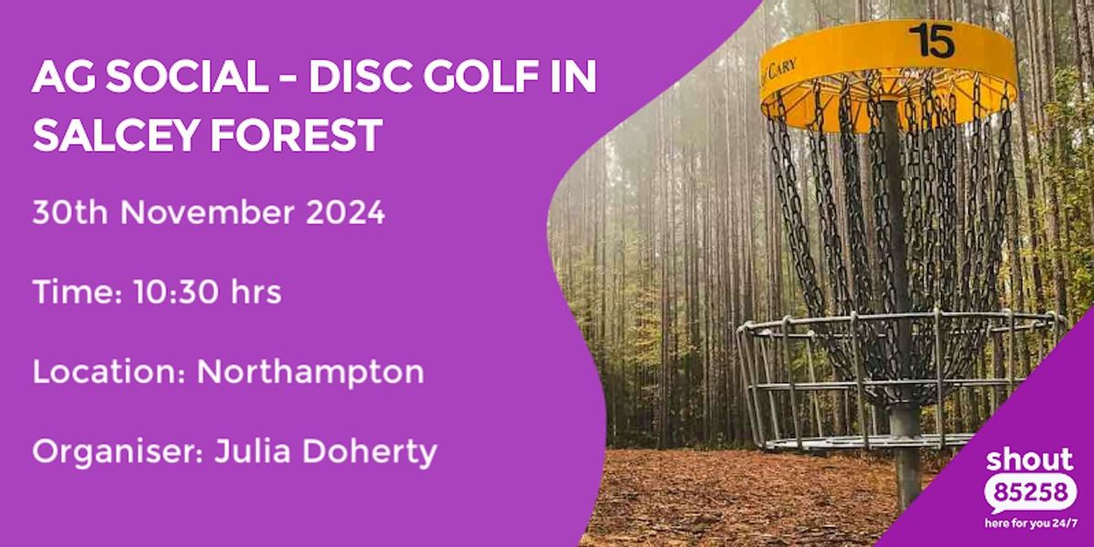 AG SOCIAL - DISC GOLF (GOLF FRISBEE) NORTHAMPTON