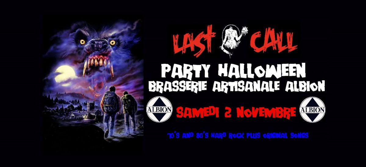 Halloween avec Last Call \u00e0 La Brasserie Artisanale Albion