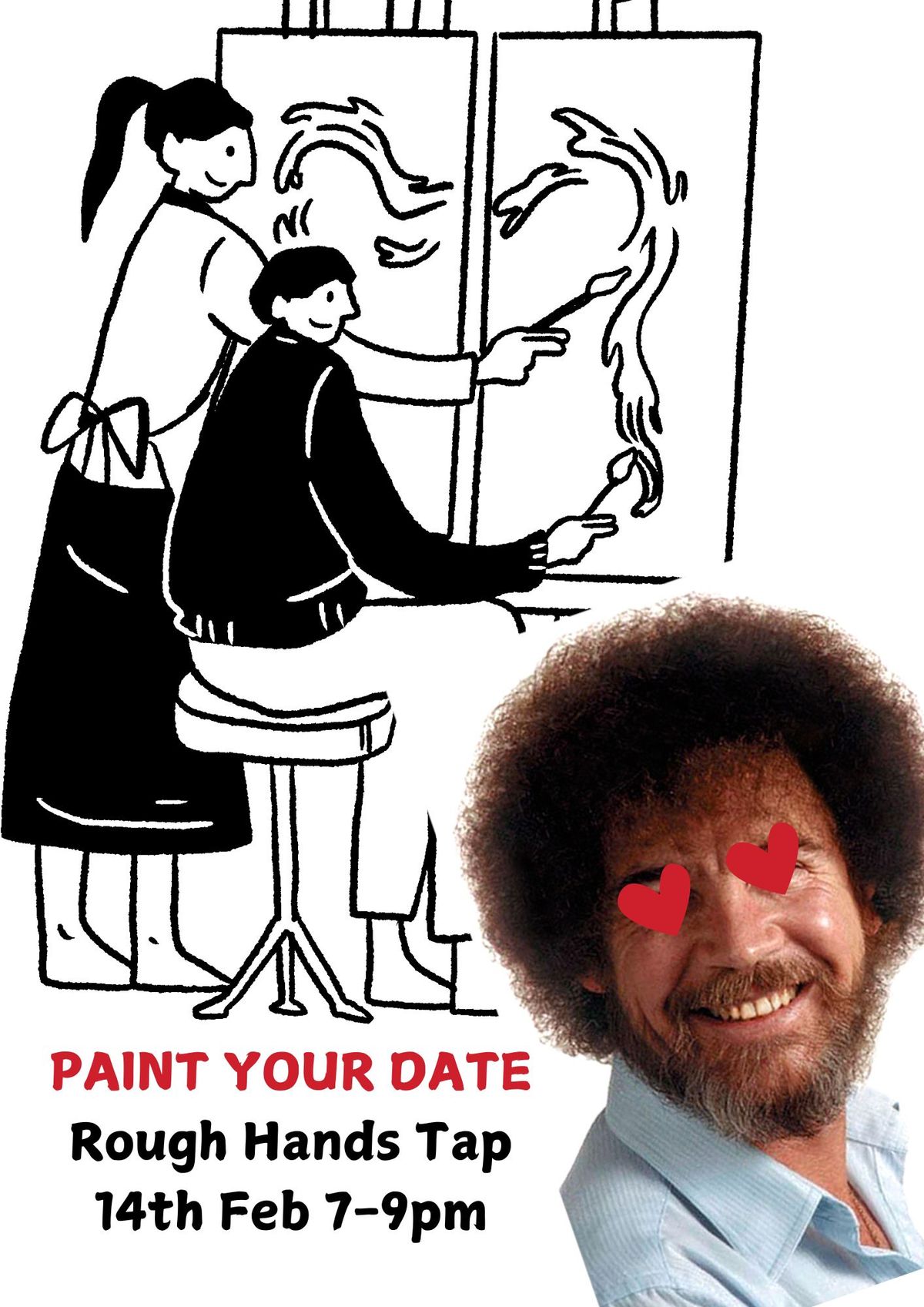 PAINT YOUR DATE Co-Hosted by Rough Hands Tap & Ride the Wave 