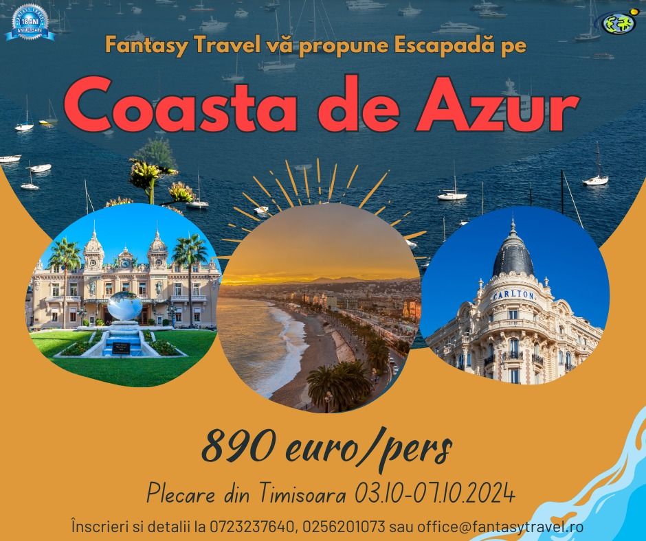 Escapada pe Coasta de Azur