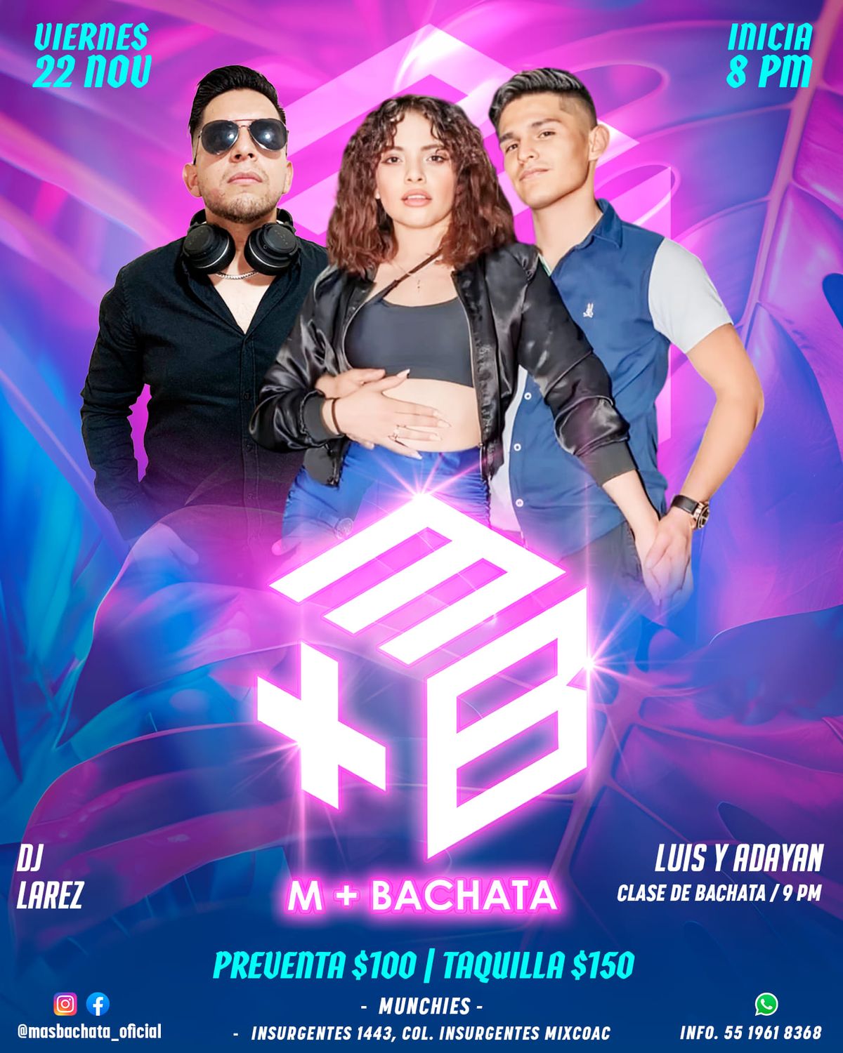 M+Bachata 22 noviembre