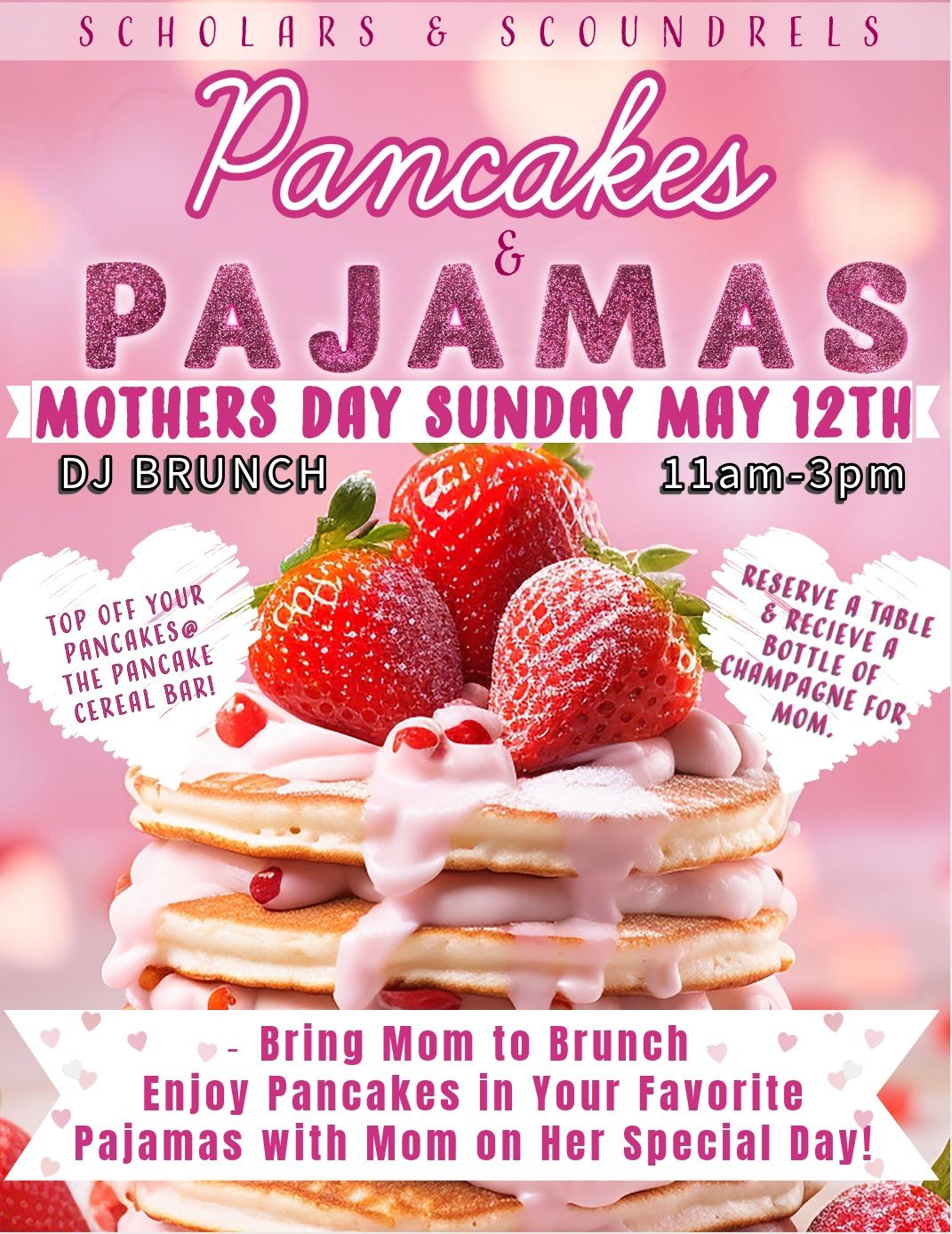 Pancakes & Pajamas For Mothers Day! 