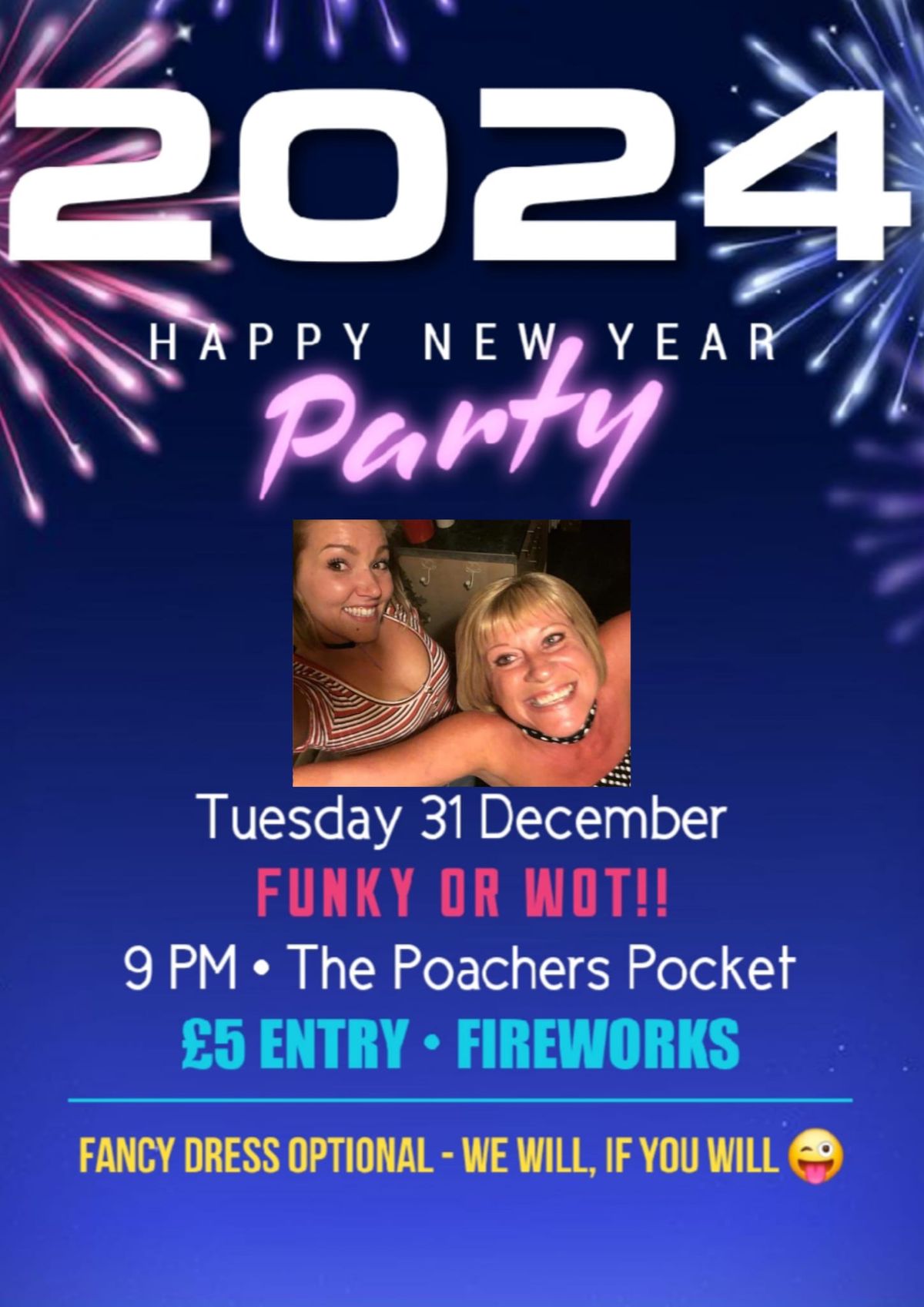 FUNKY OR WOT!! NYE PARTY\ud83c\udf89\ud83e\udd42