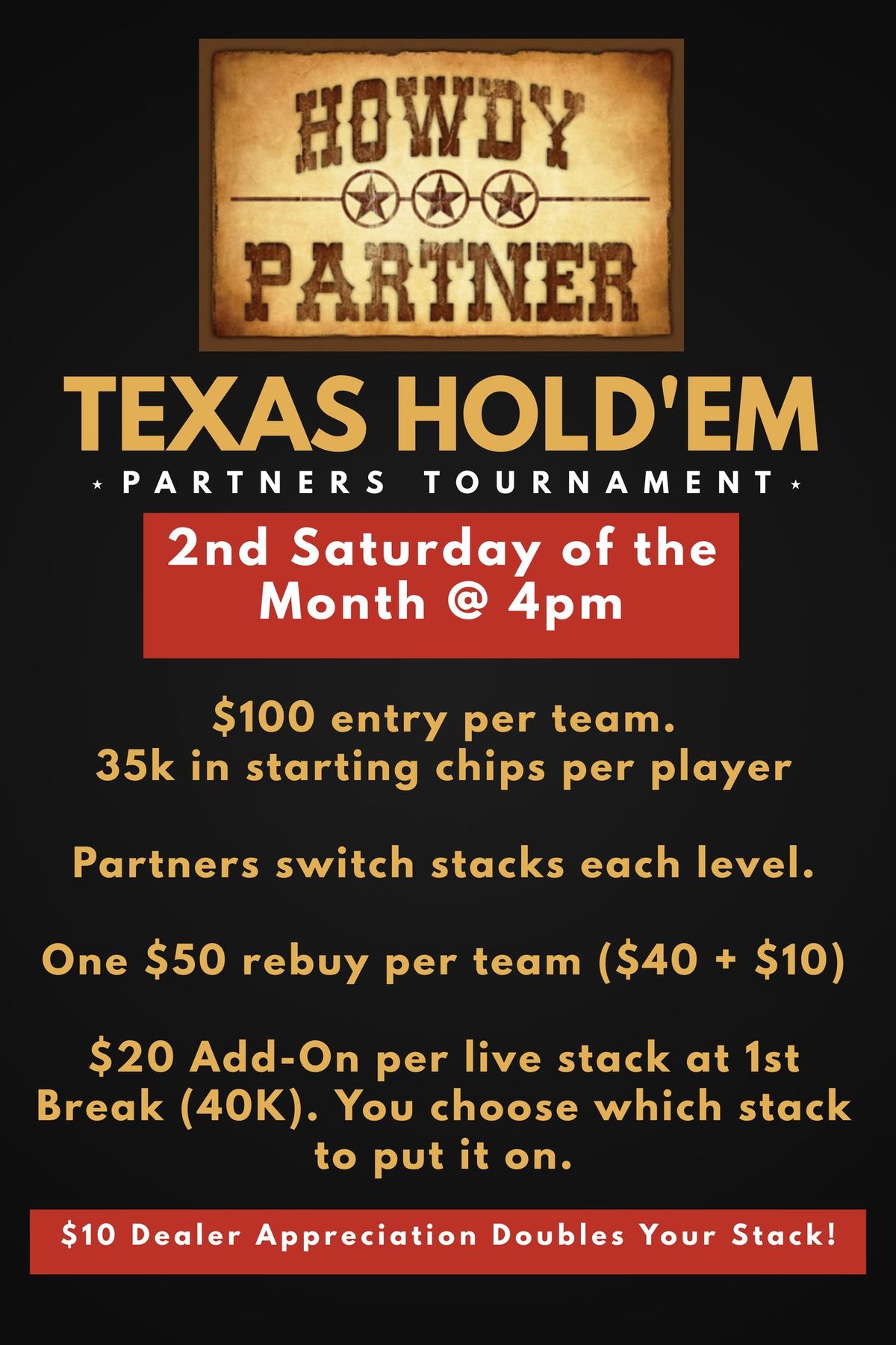 Monthly Partners Tournament 