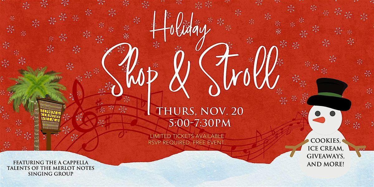 Holiday Shop & Stroll