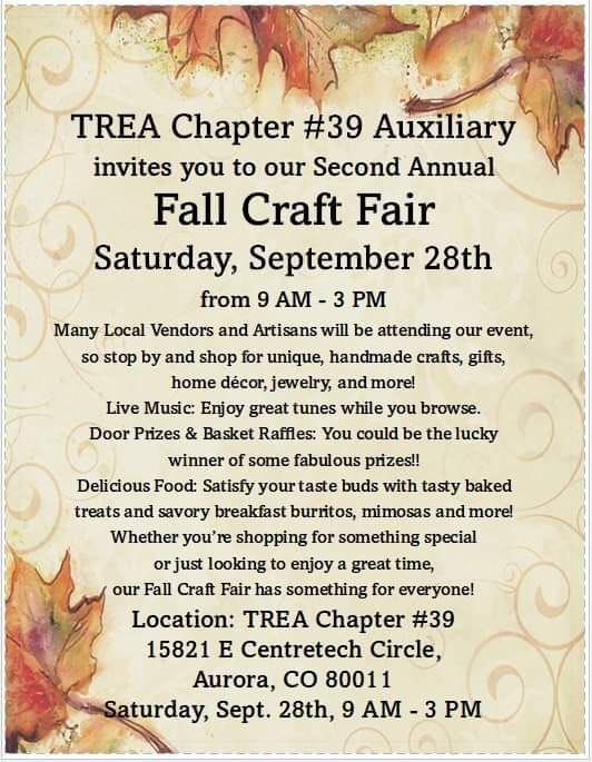 TREA 39 Auxiliary Craft Fair