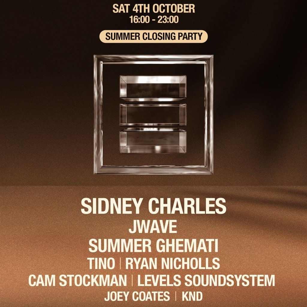 Levels Pres Sidney Charles - Summer closing party