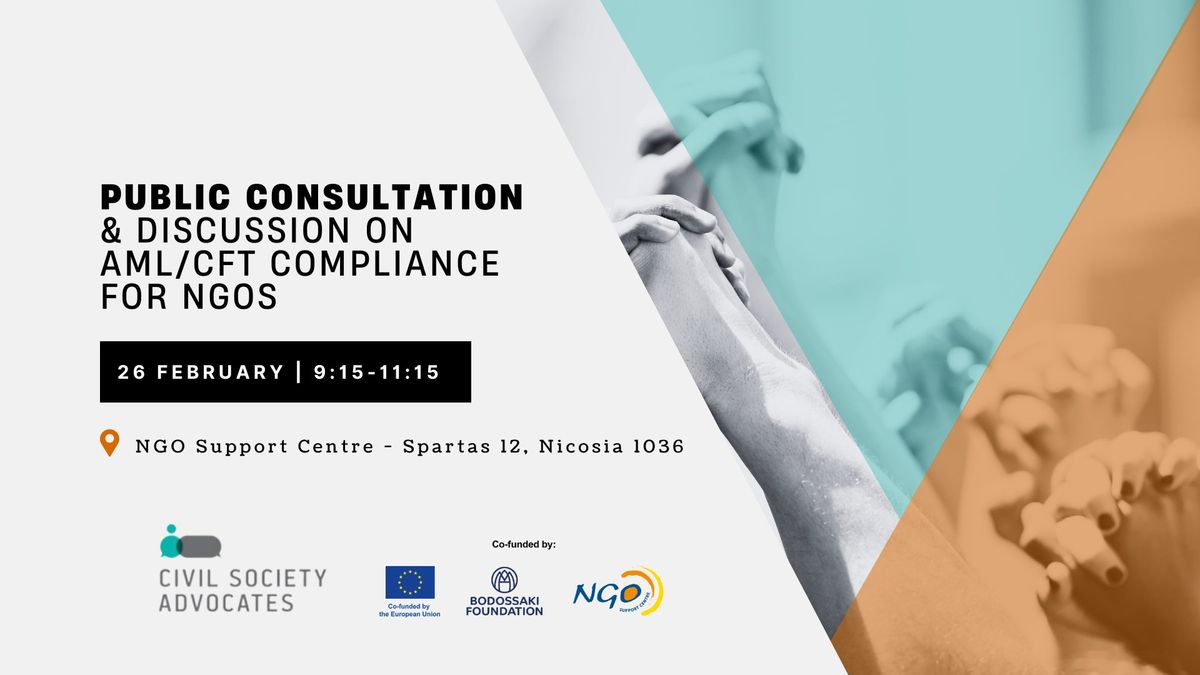 Public Consultation & Discussion on AML\/CFT Compliance for NGOs