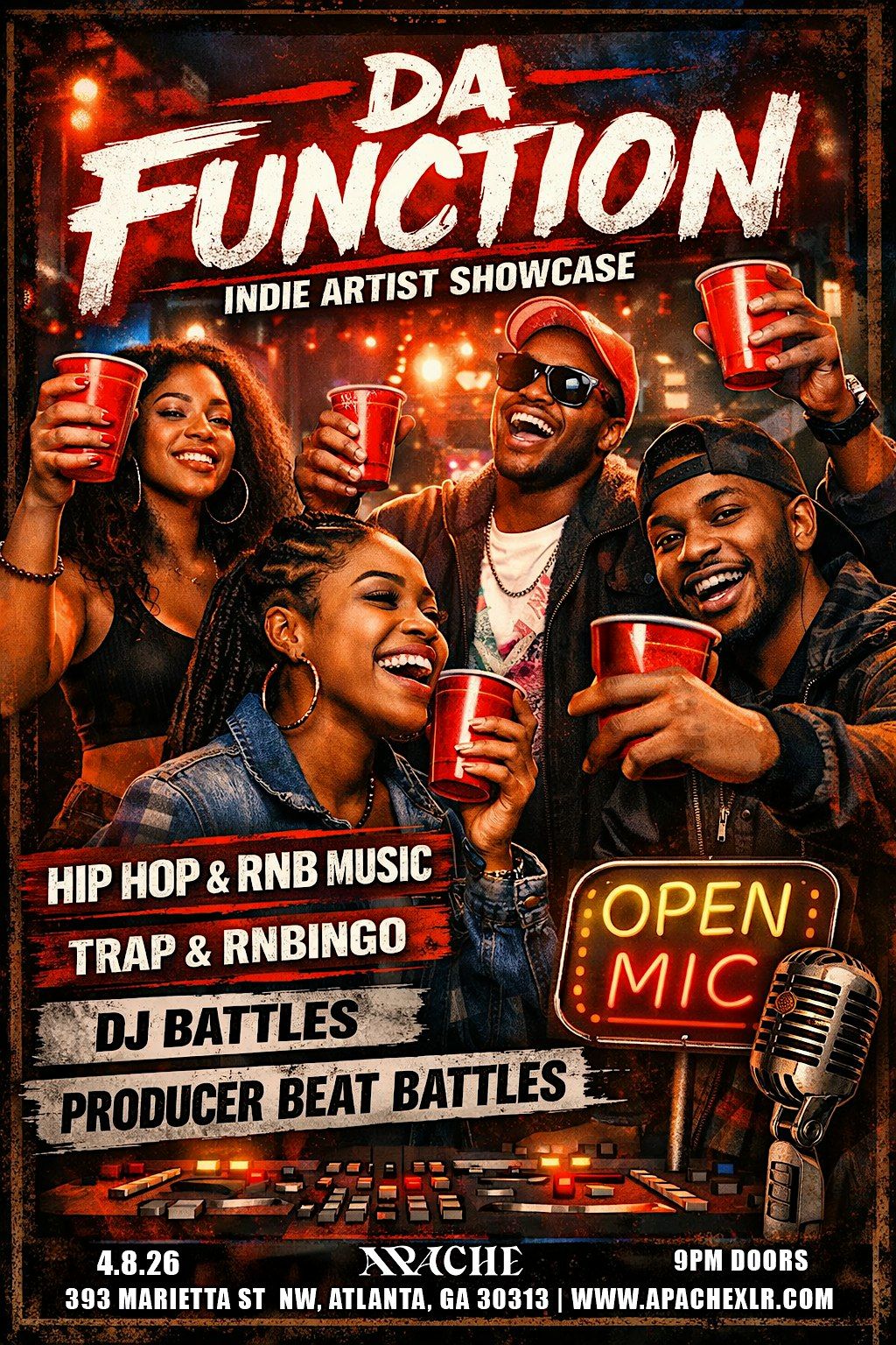 Da Function: Indie Artist Open Mic