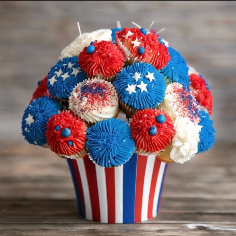 Cupcake and Sip: 4th of July Edition