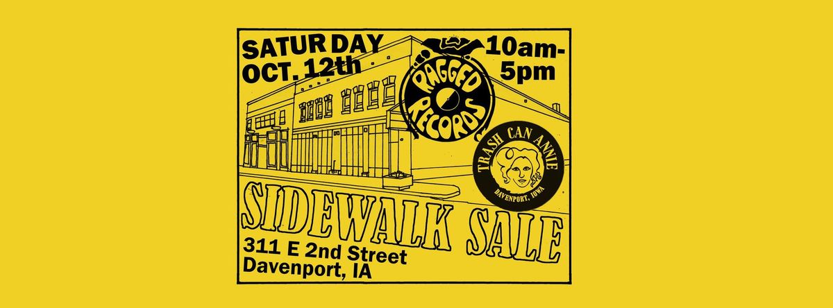 Fall Sidewalk Sale at Ragged Records & Trash Can Annie