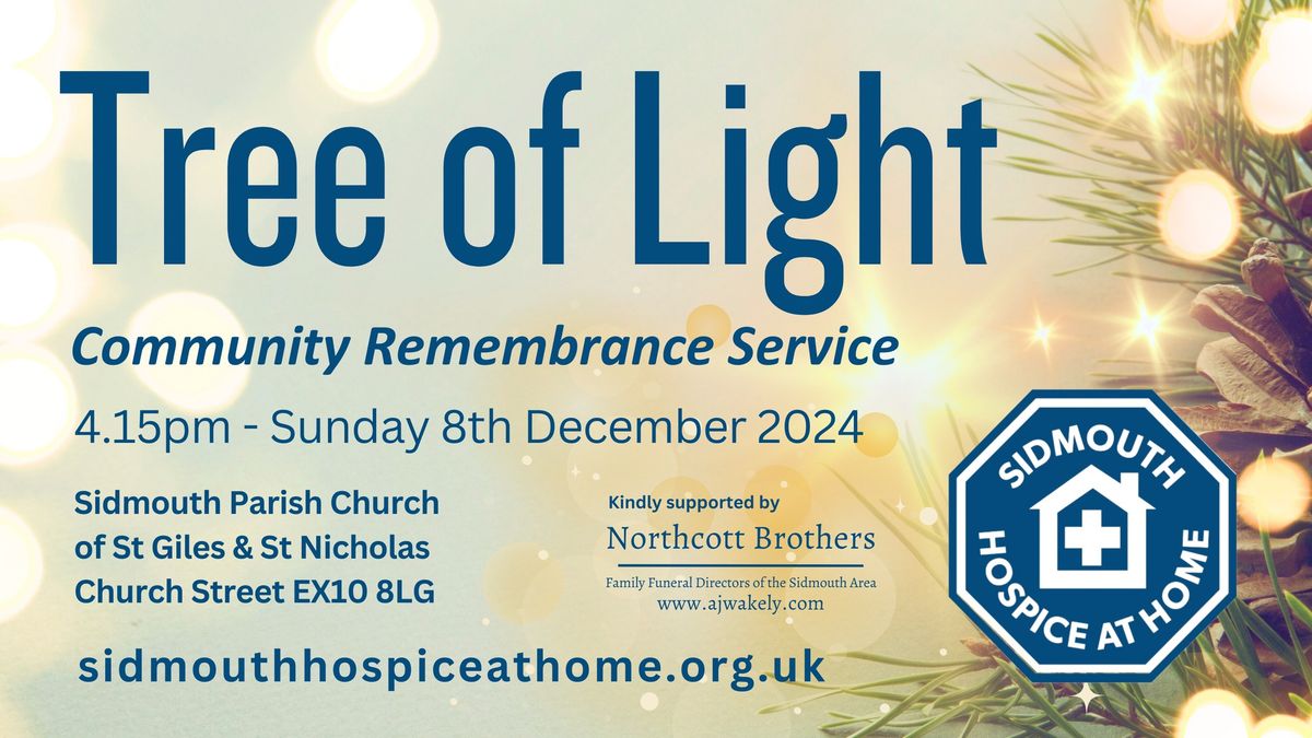 Sidmouth Hospice at Home Tree of Light - Community Remembrance Service