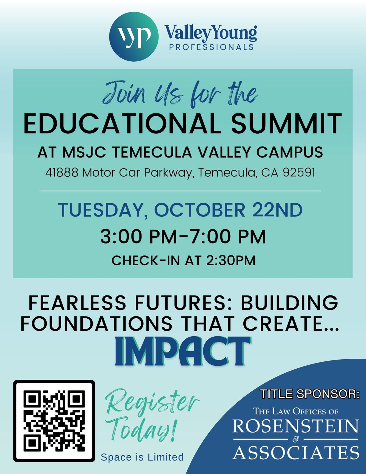 Valley Young Professionals Educational Summit