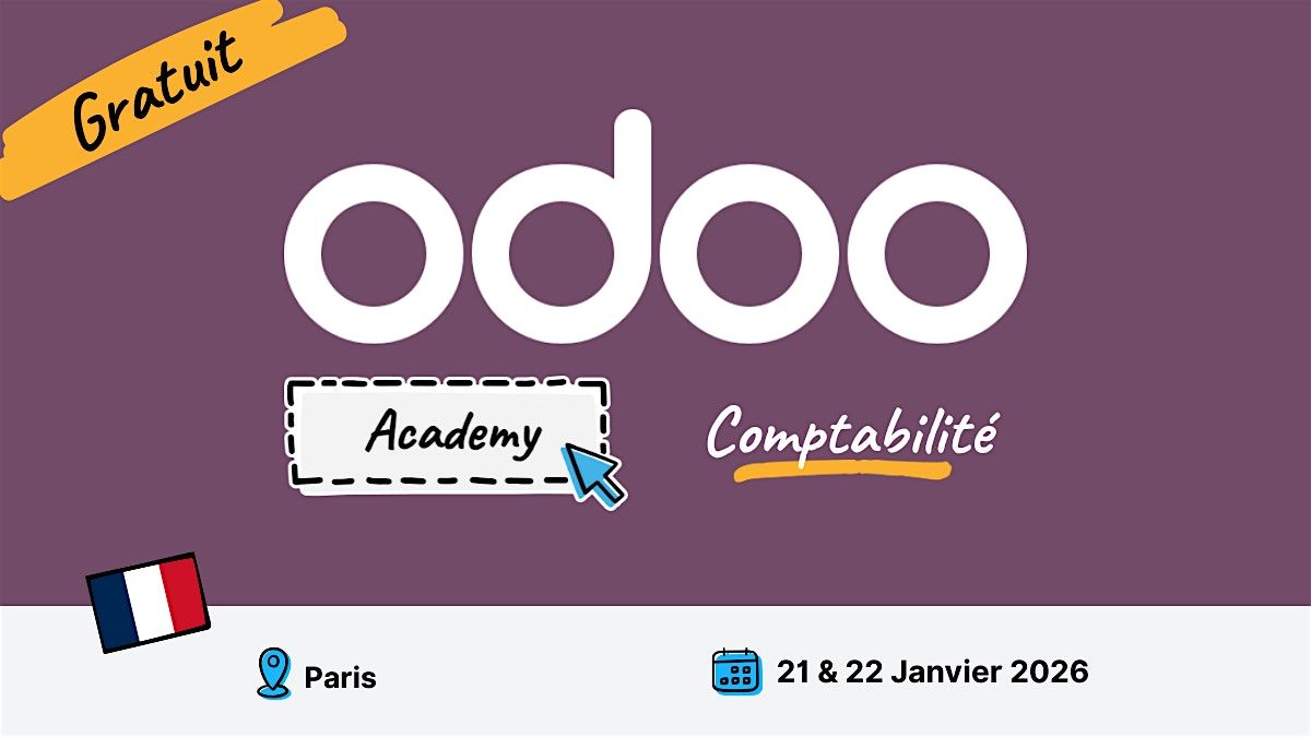 Odoo Academy Comptabilit\u00e9 -  Paris