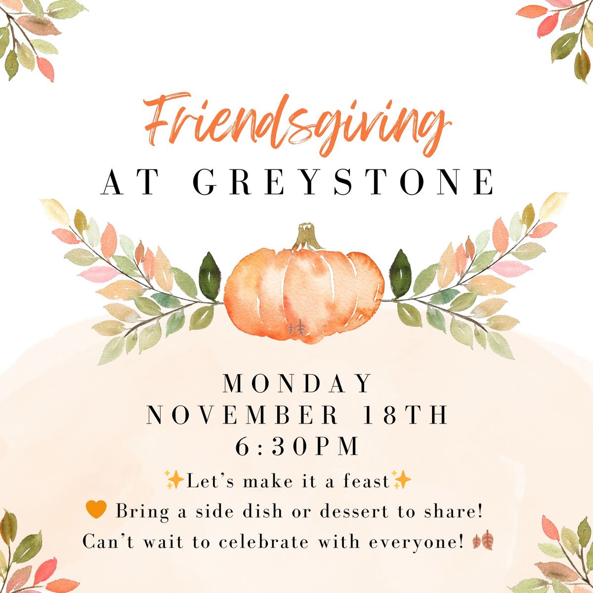 Friendsgiving Celebration