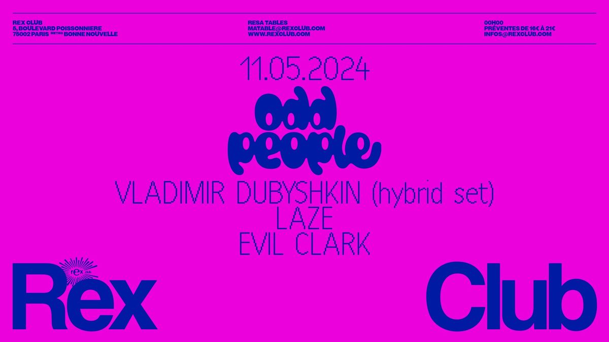 Odd People: Vladimir Dubyshkin (Hybrid Set), Laze, Evil Clark