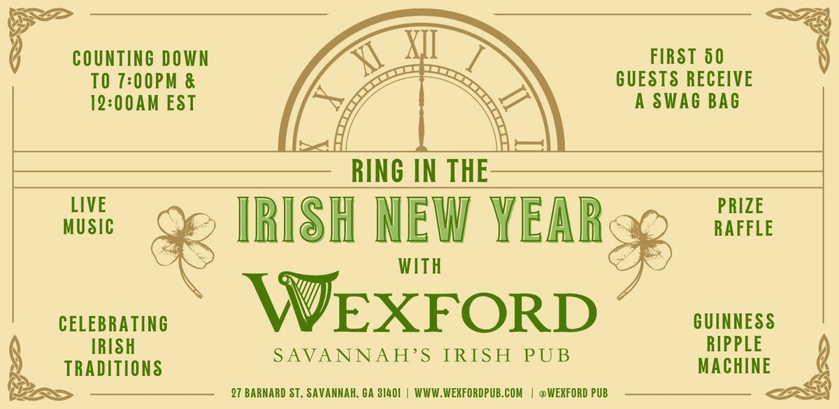 Irish New Year at Wexford Pub