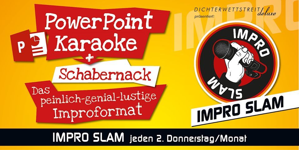 IMPRO SLAM WENDLINGEN: PowerPoint-Karaoke und Schabernack