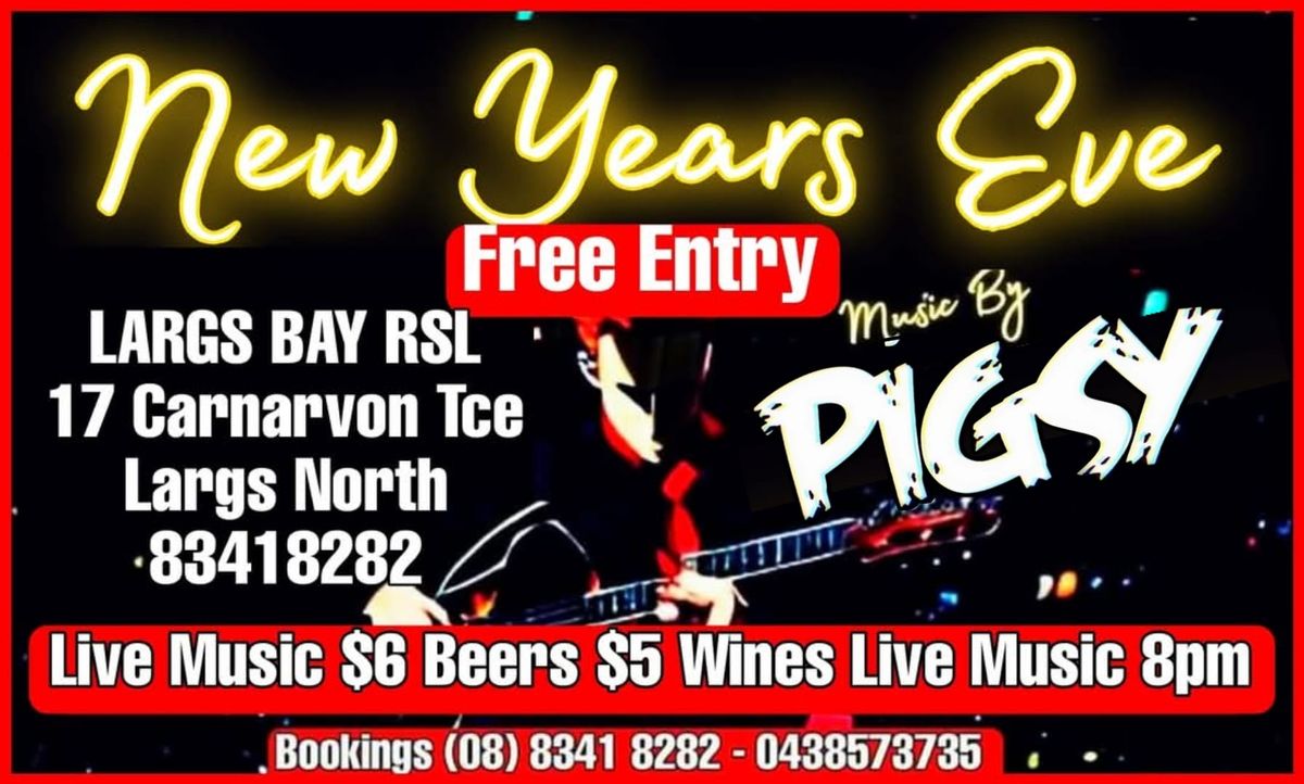 New Years Eve $6 Pints $5 Wine and a Singing Swine   Let's Go !