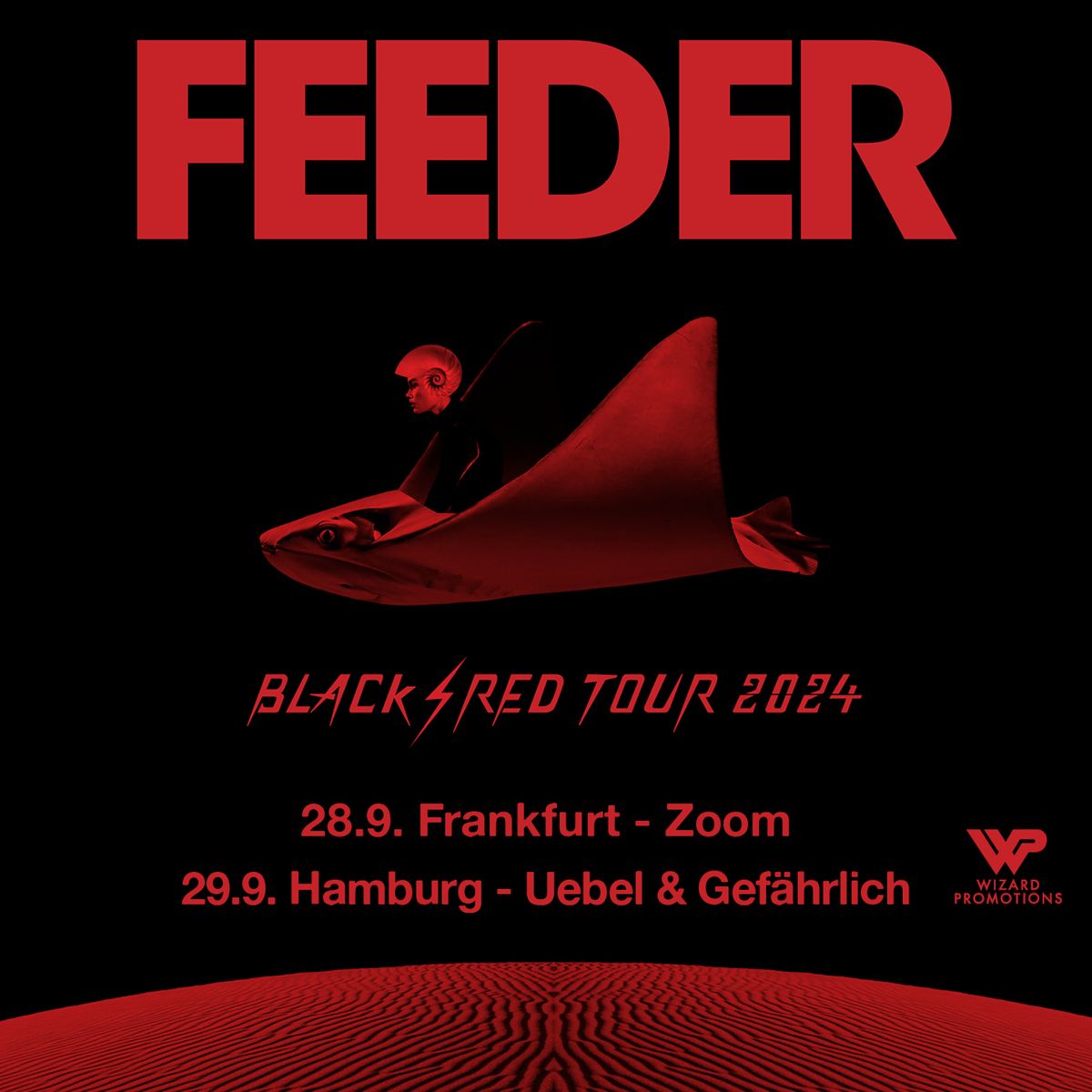 Feeder - Black \/ Red tour \/ Hamburg 