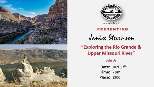 BCKC Presents: Exploring the Rio Grande and Upper Missouri River