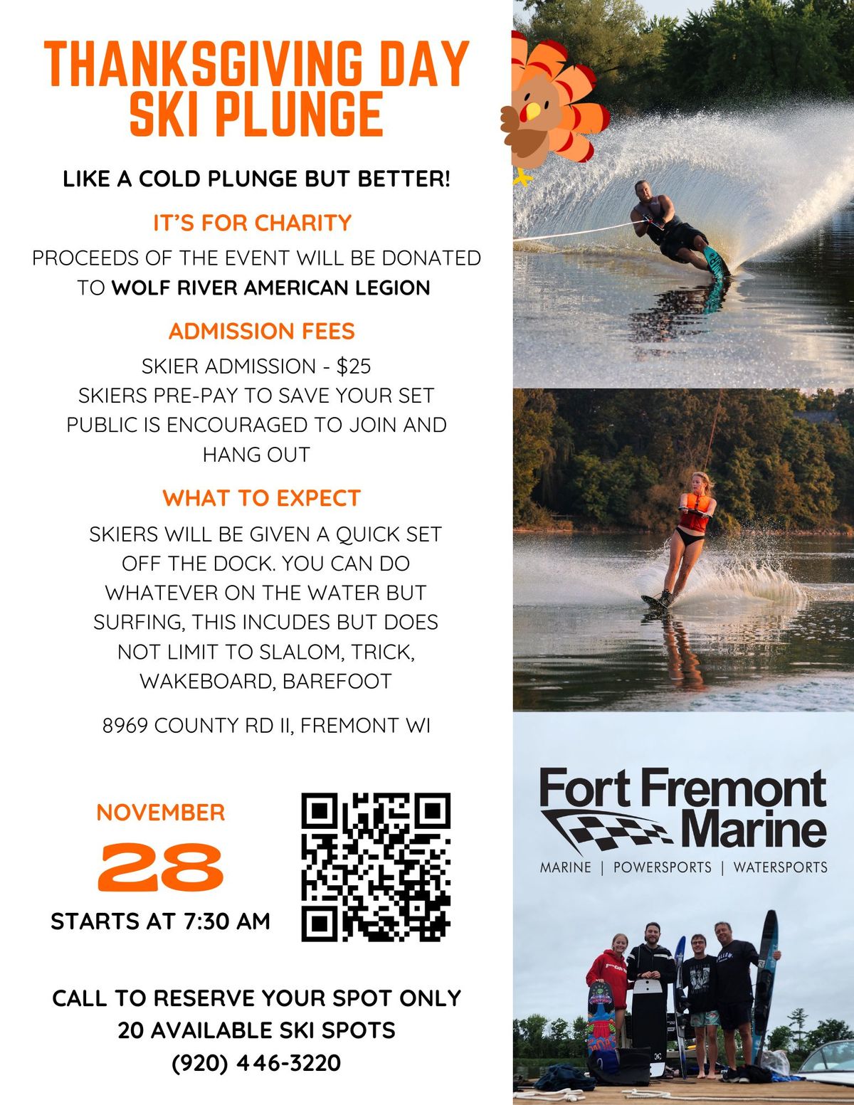 Fort Fremont - Thanksgiving Ski Plunge 