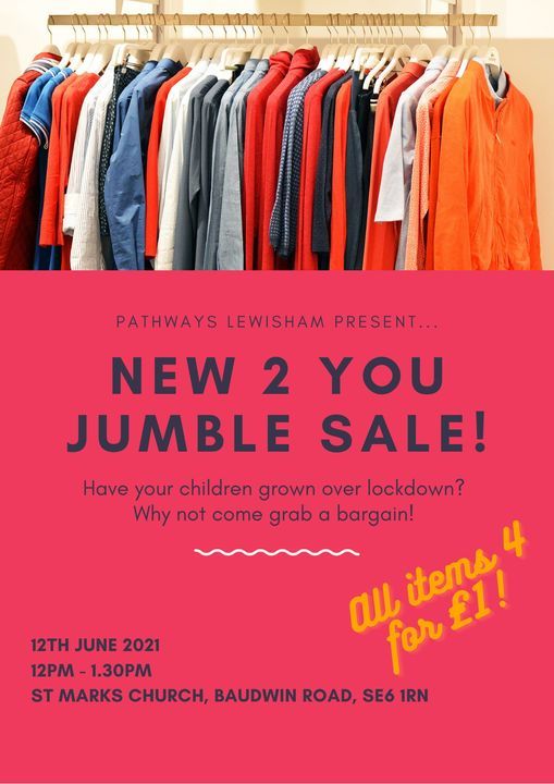 jumble sales near me 2021