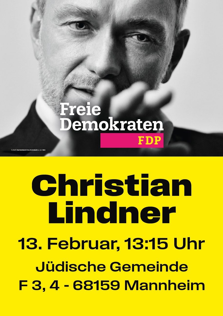 Christian Lindner in Mannheim