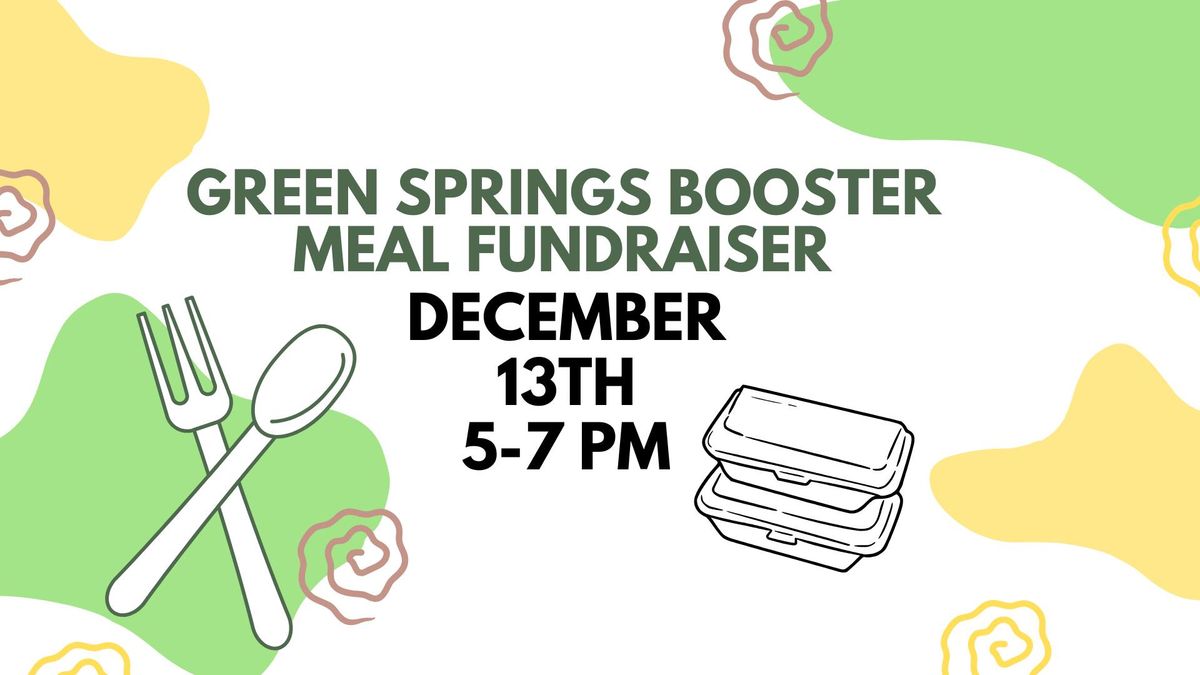 Green Springs Elementary Boosters Meal Fundraiser