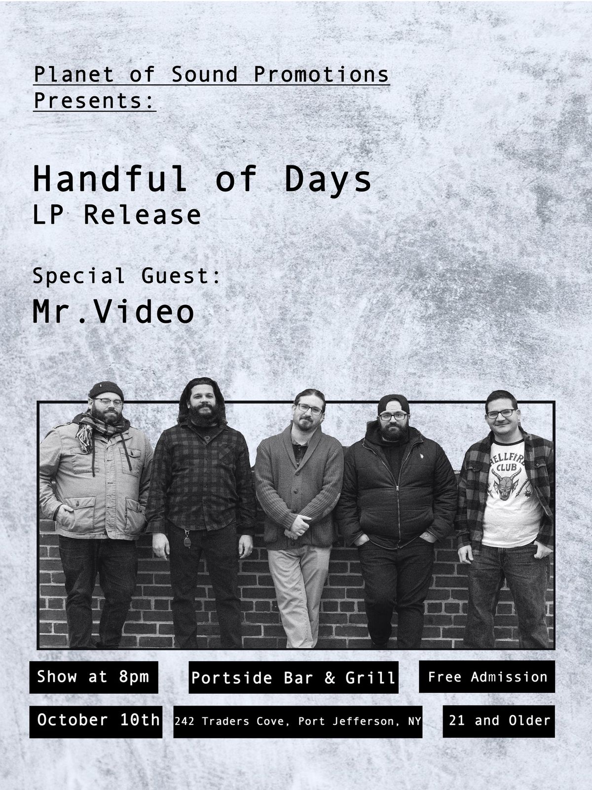 "Sonder" Album Release Show W\/ Handful Of Days & Mr Video | Open Mic\/Jam!