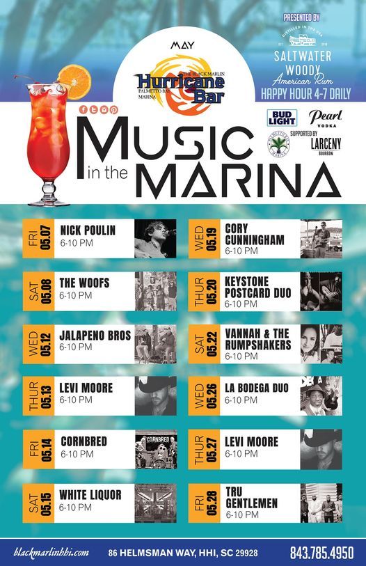 Music in The Marina, The Woofs Live!