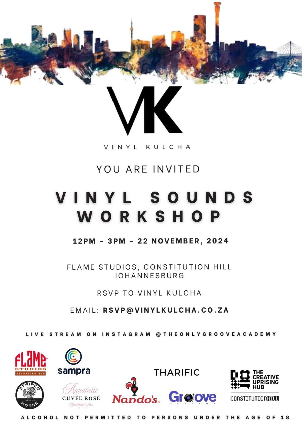 Vinyl Kulcha & The Groove Academy present: Vinyl Sounds Workshop