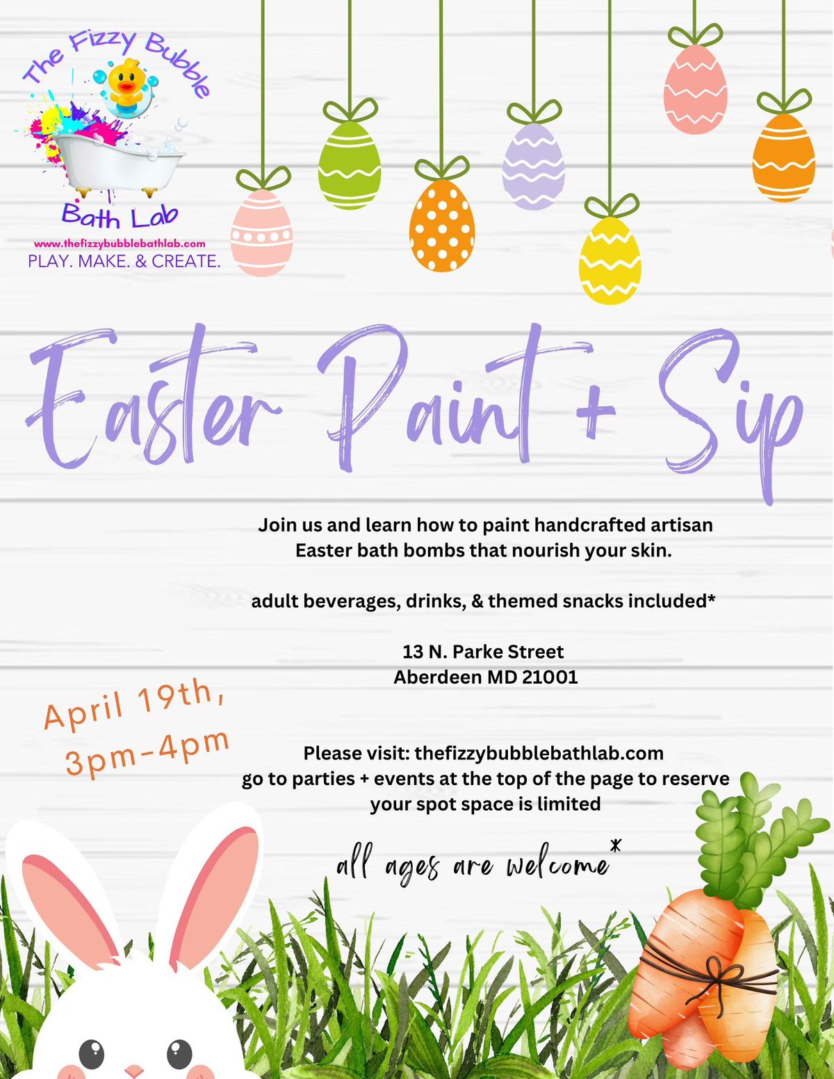 Easter Paint & Sip - All Ages